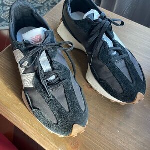 New Balance Black and White Athletic Shoes